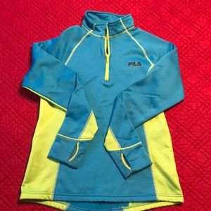 Fila athletic quarter zip pull over